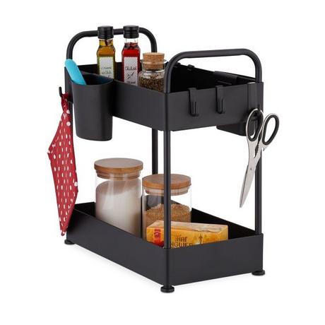 B2X Waschbeckenregal mit 2 Ablagen  