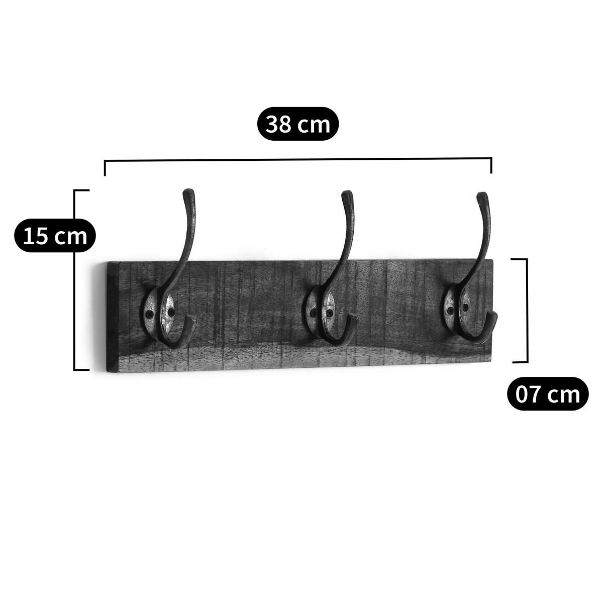 La Redoute Intérieurs Wandgarderobe mit 3 Haken  