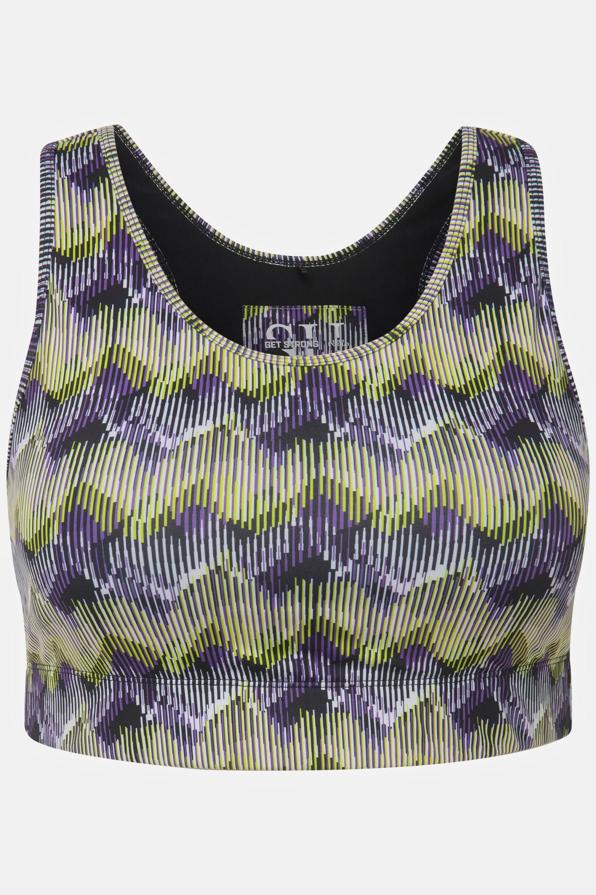 Studio Untold  Sport-BH, Softcups, Allover Print, Racerback 