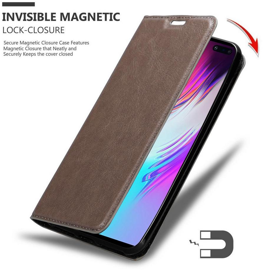 Cadorabo  Hülle für Samsung Galaxy S10 5G Magnetverschluss, Kartenfach 