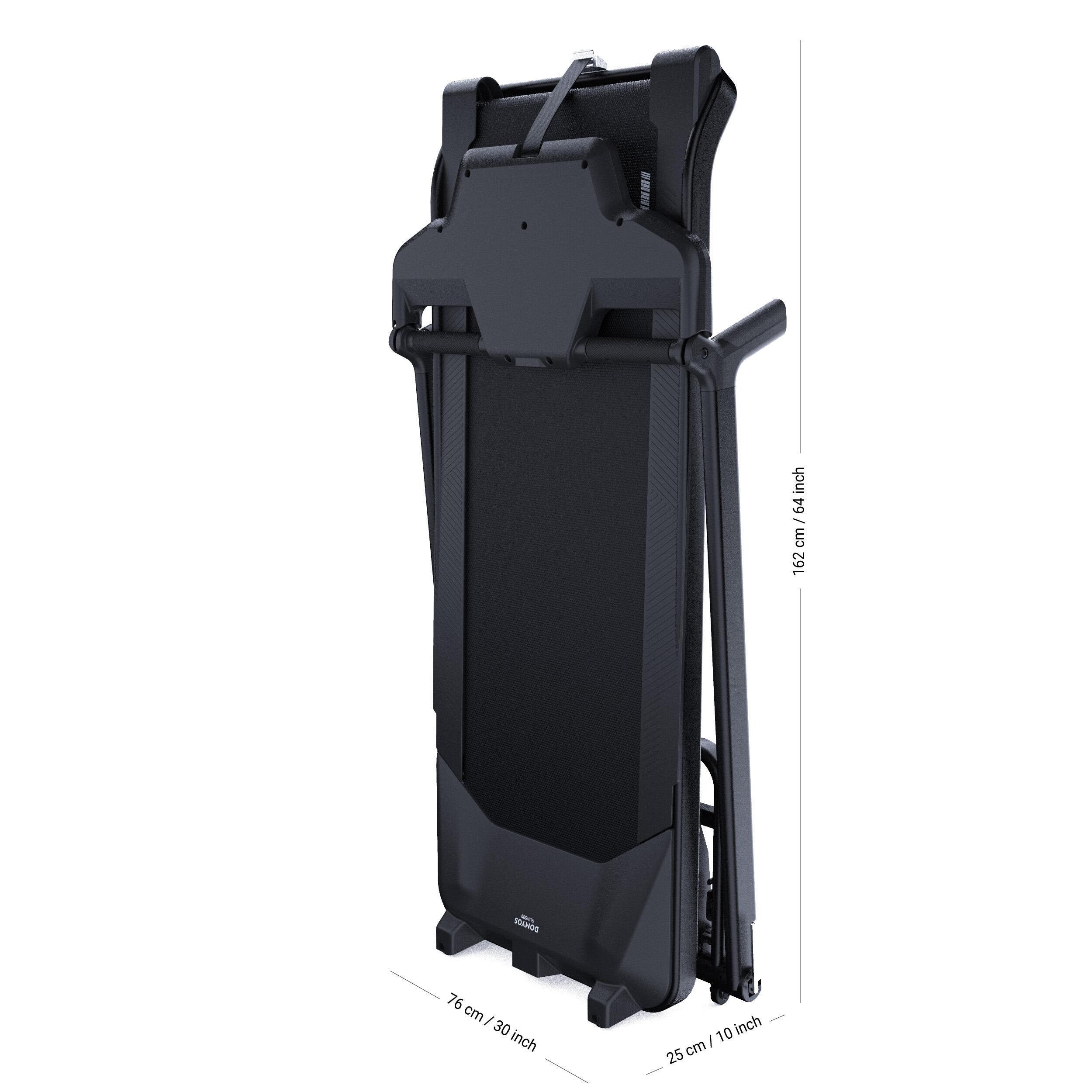 DOMYOS  Tapis roulant connected compatto pieghevole con inclinazione 