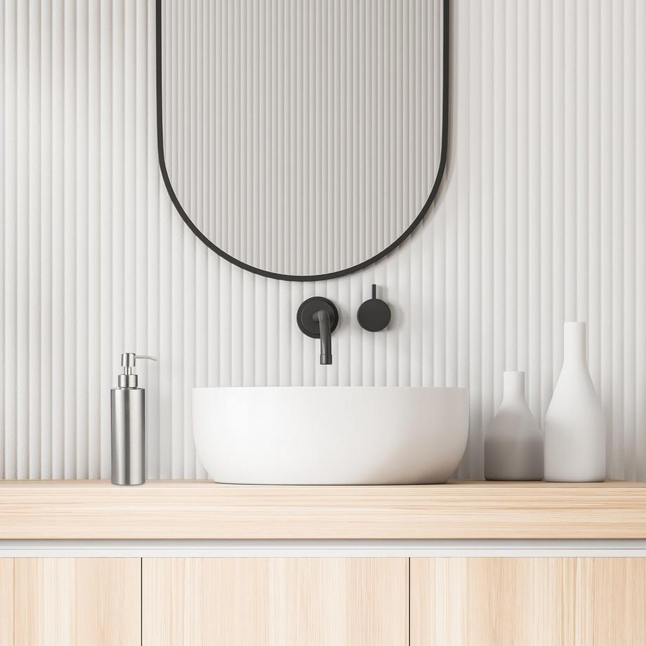 B2X  Pompe à savon en acier inoxydable 