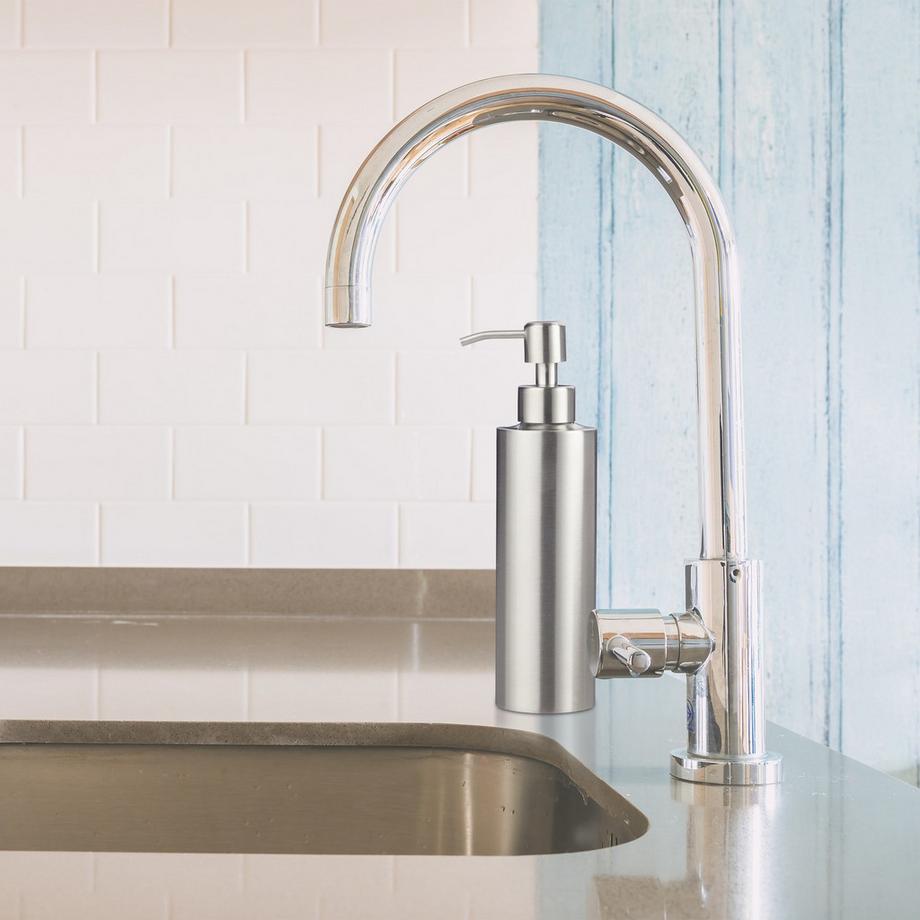 B2X  Pompe à savon en acier inoxydable 