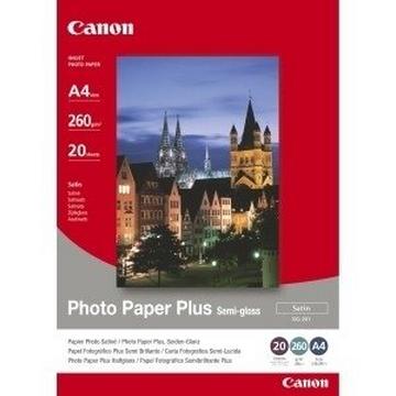 CANON Photo Paper Semi-gloss 10x15cm SG2014x6 InkJet, 260g 5 Blatt