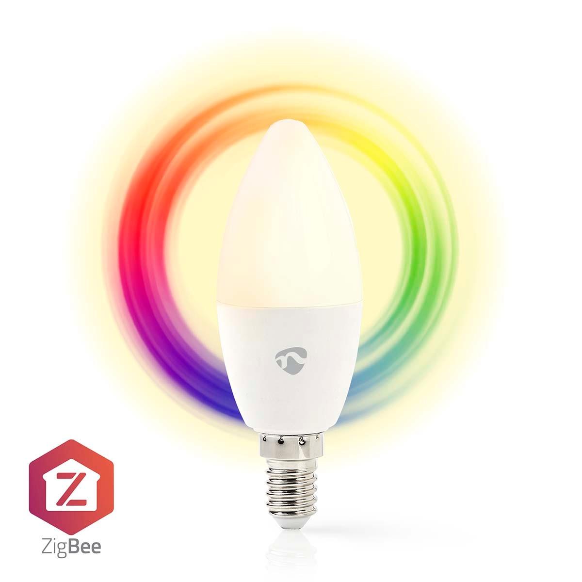 Image of Smartlife Full Färg Glödlampa | Zigbee 3.0 | E14 | 470 Lm | 4.9 W | Rgb / Varm Till Cool Vit | 2200 - 6500 K | Android™ / Ios | Ljus | 1 St. Unisex ONE SIZE