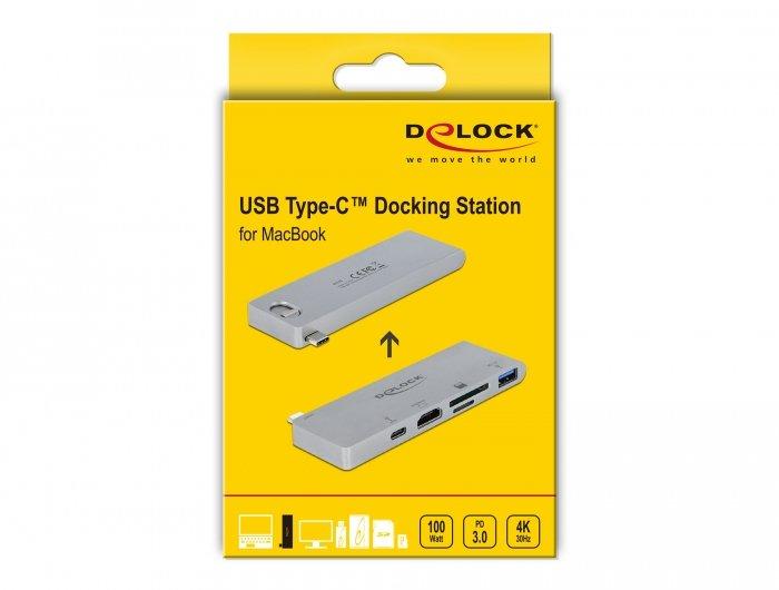 DeLock  Dockingstation 87745 USB-C - HDMI/SD/USB 