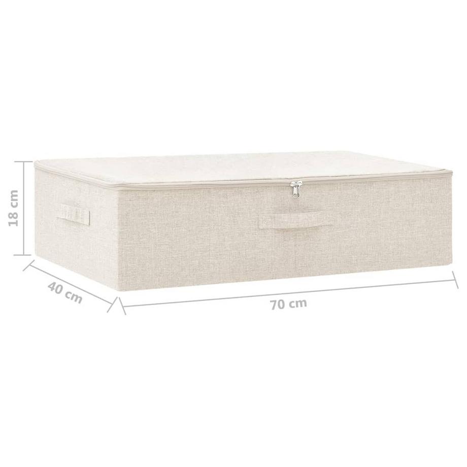 VidaXL Boîte de rangement tissu  