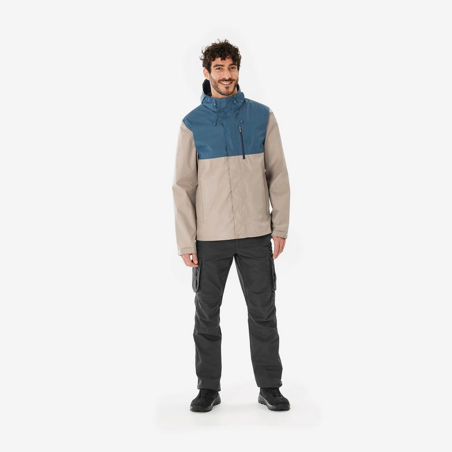 QUECHUA NH500 Imper Giacca da Trekking Impermeabile Uomo  