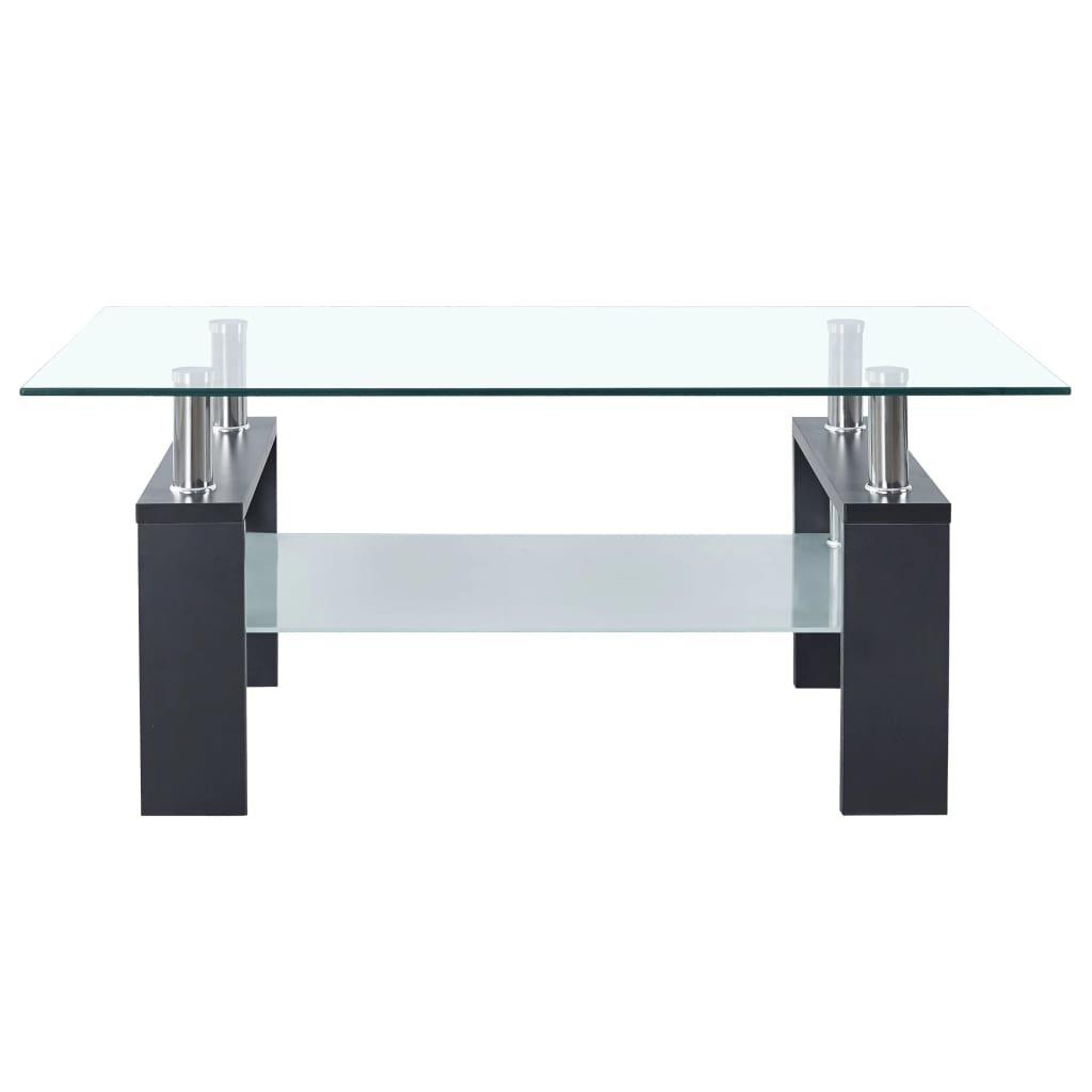 VidaXL Table basse verre  