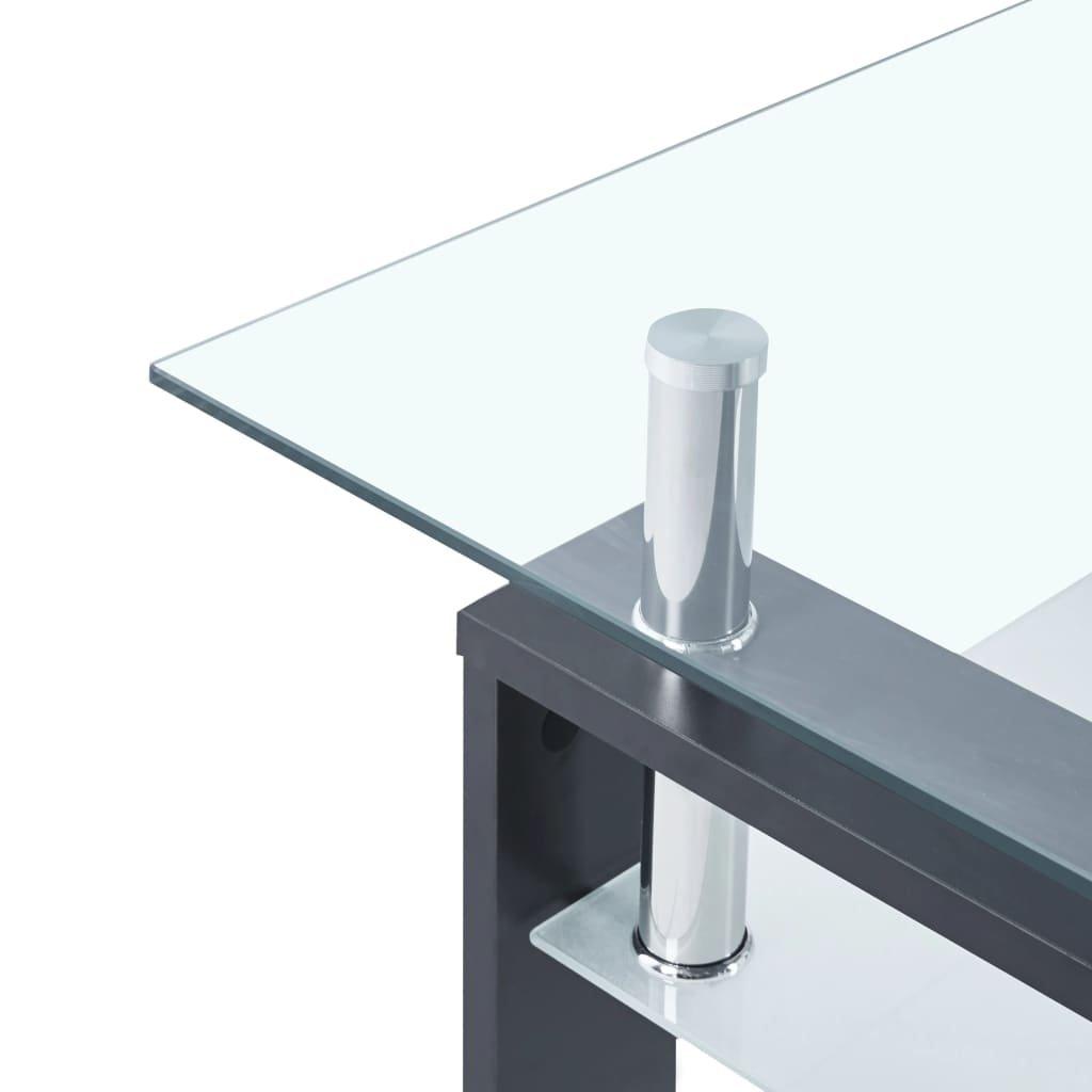 VidaXL Table basse verre  