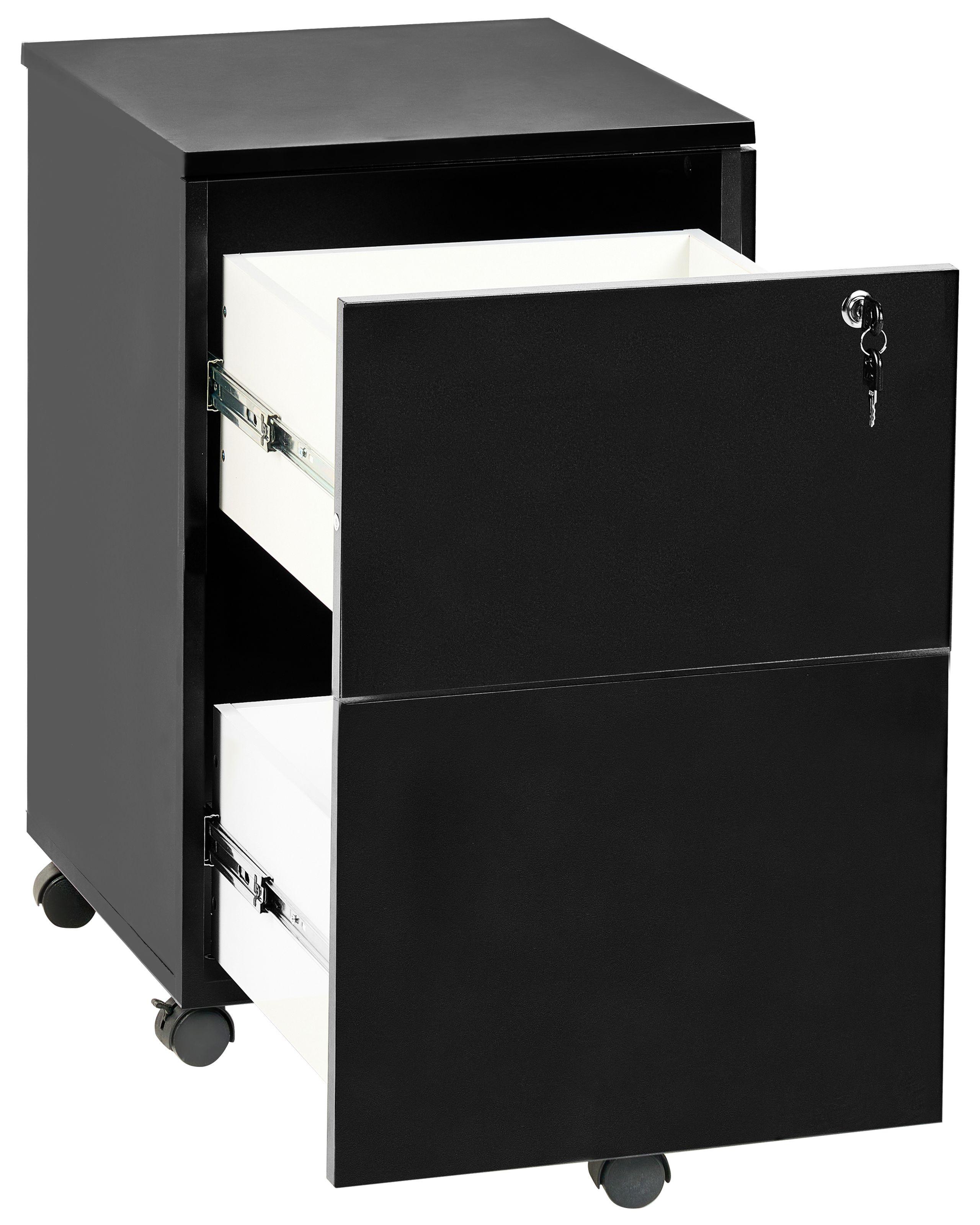 Beliani Armadietto da ufficio en Pannello di fibre (LDF) Industriale JOHNSON  