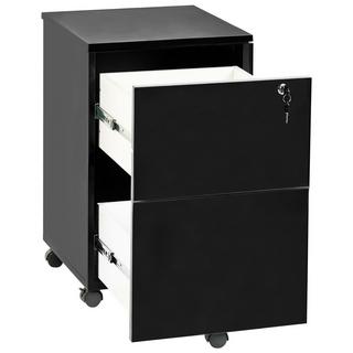 Beliani Armadietto da ufficio en Pannello di fibre (LDF) Industriale JOHNSON  