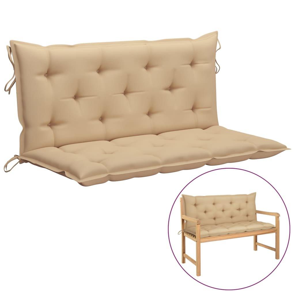 VidaXL Coussin de banc de jardin tissu  