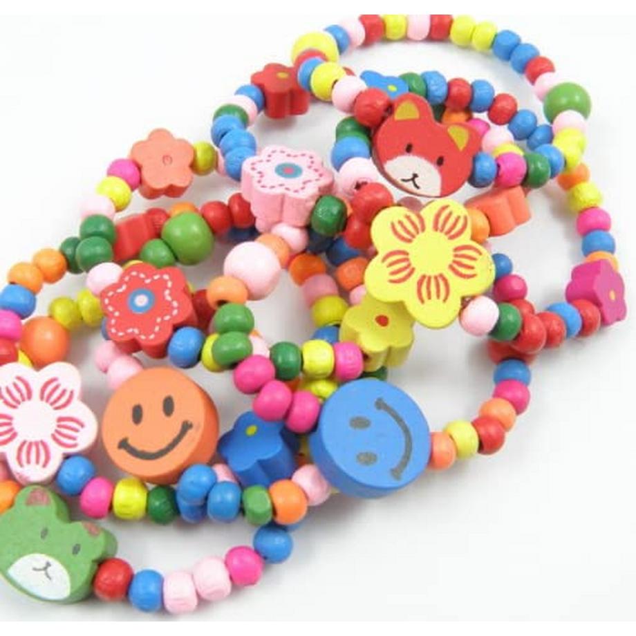 Armband Bunte Armbänder Kinder Holz