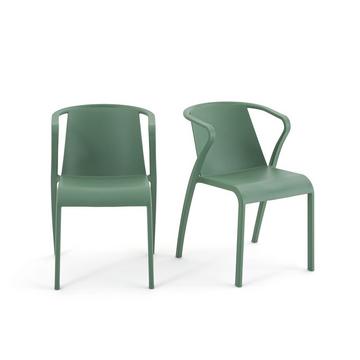 Lot de 2 fauteuils en polypropylène