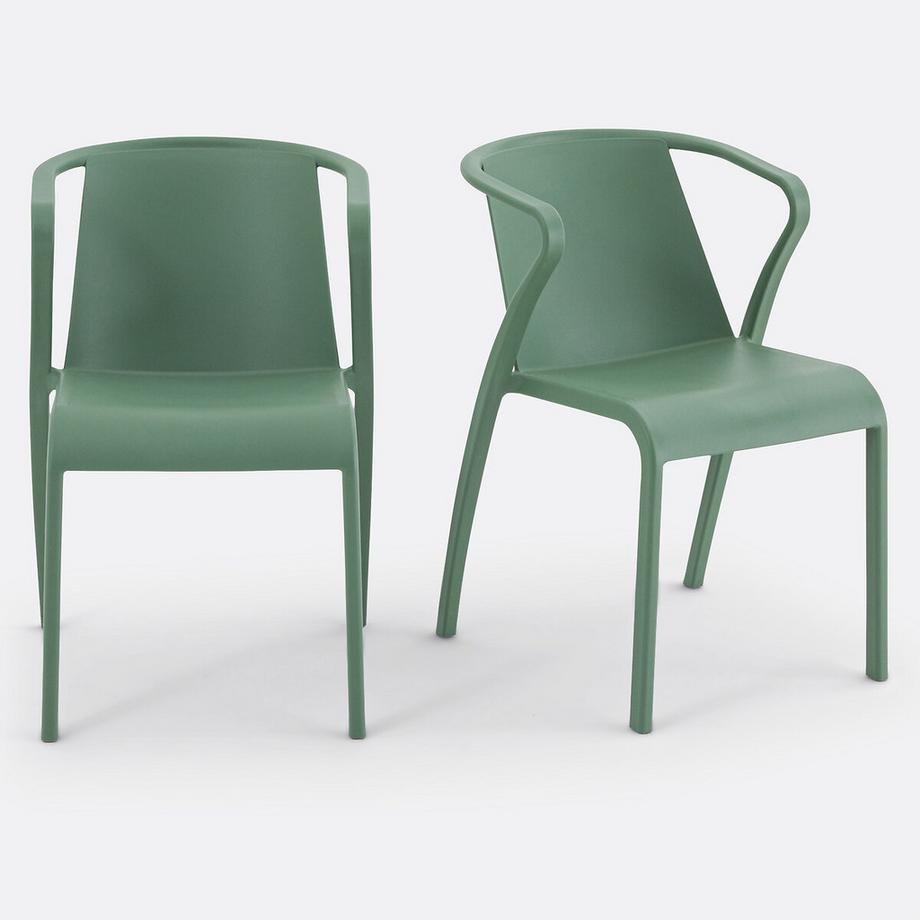 La Redoute Intérieurs 2er-Set Gartenstühle Predsida  