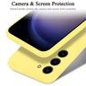 Cadorabo  Hülle für Samsung Galaxy S23 in LIQUID GELB - Schutzhülle aus flexiblem TPU Silikon 