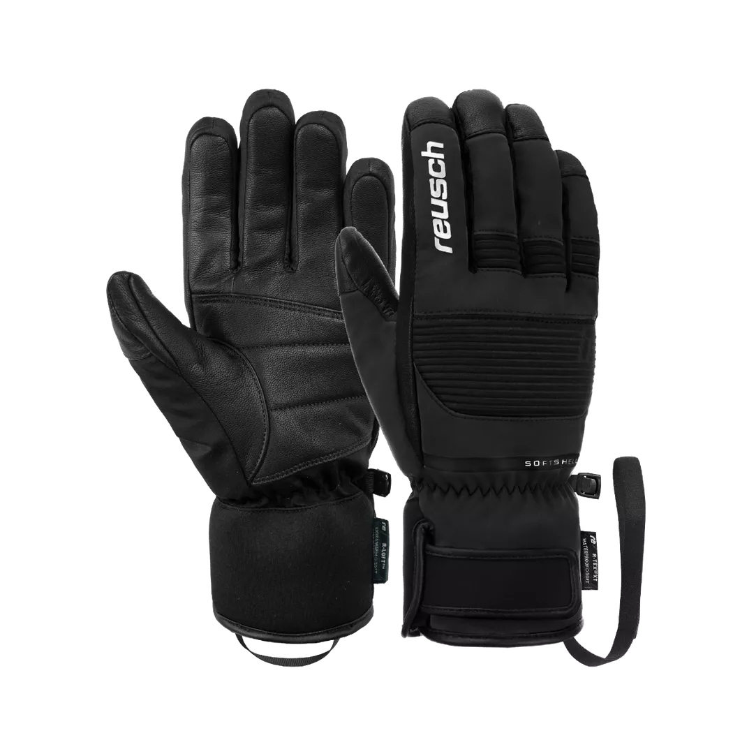 reusch - guanti da sci andy r-tex® xt, 8, Nero