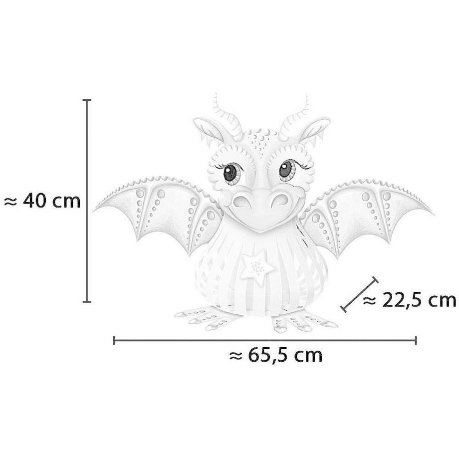 Ursus  Laternen-Bastelset Drachenlady 