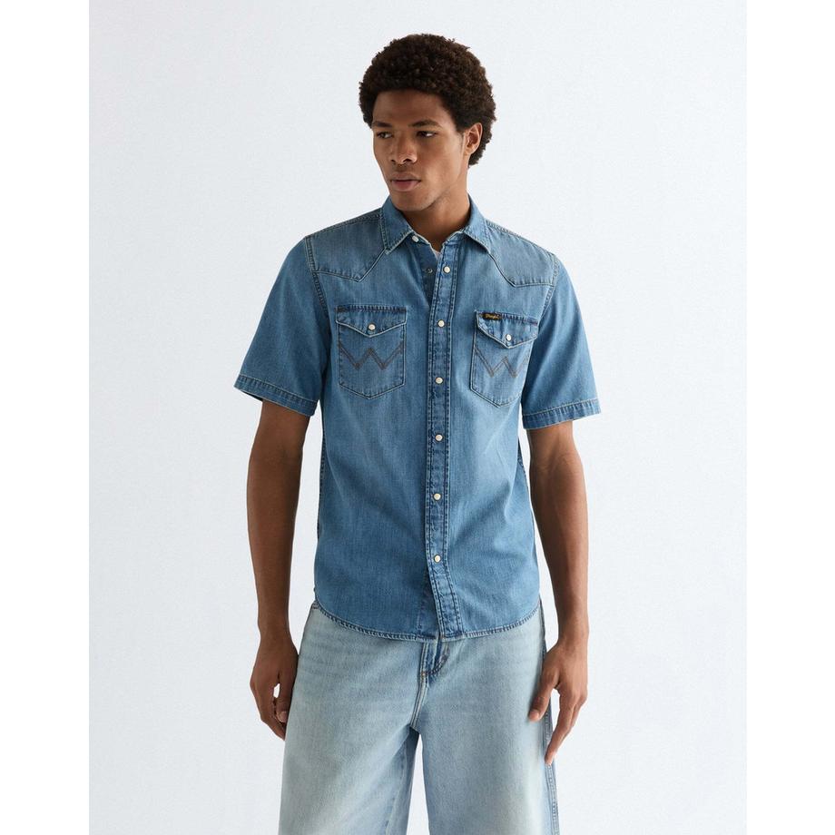 Jeanshemd Shortsleeve Western
