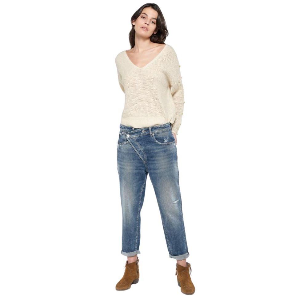 le temps des cerises  boyfit-jeans für damen cosy 