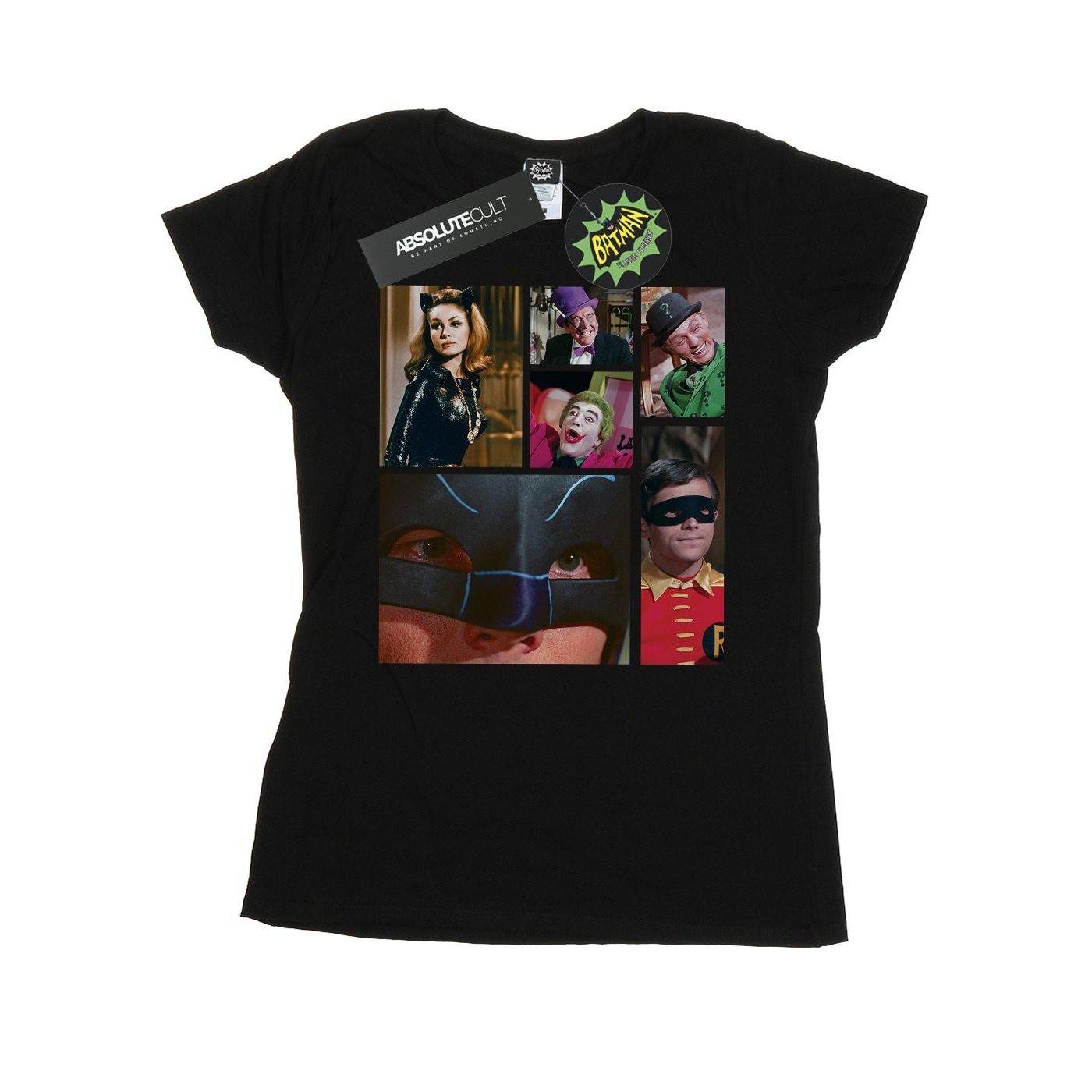 Image of Batman Tv Series Class Photo Tshirt Damen Schwarz M