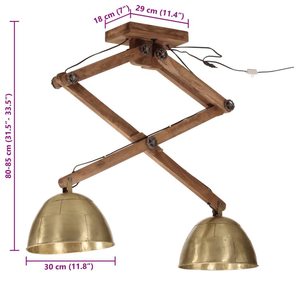 VidaXL lampada a soffitto Ferro  