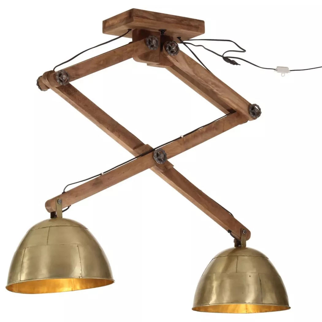 VidaXL – Deckenleuchte eisen, 60 cm, Braun