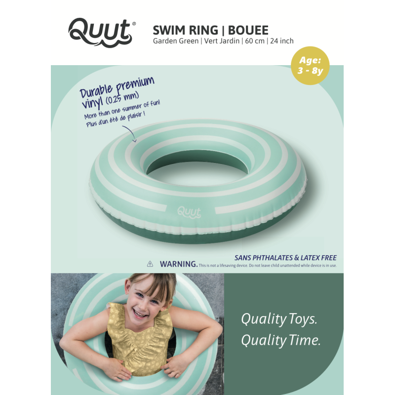 Quut  Swim rings, Medium Garden green (60cm) 