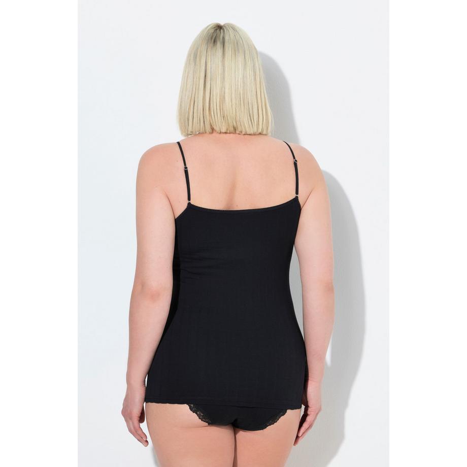 Ulla Popken Caraco Slim Fit Ajouré Fines Bretelles  