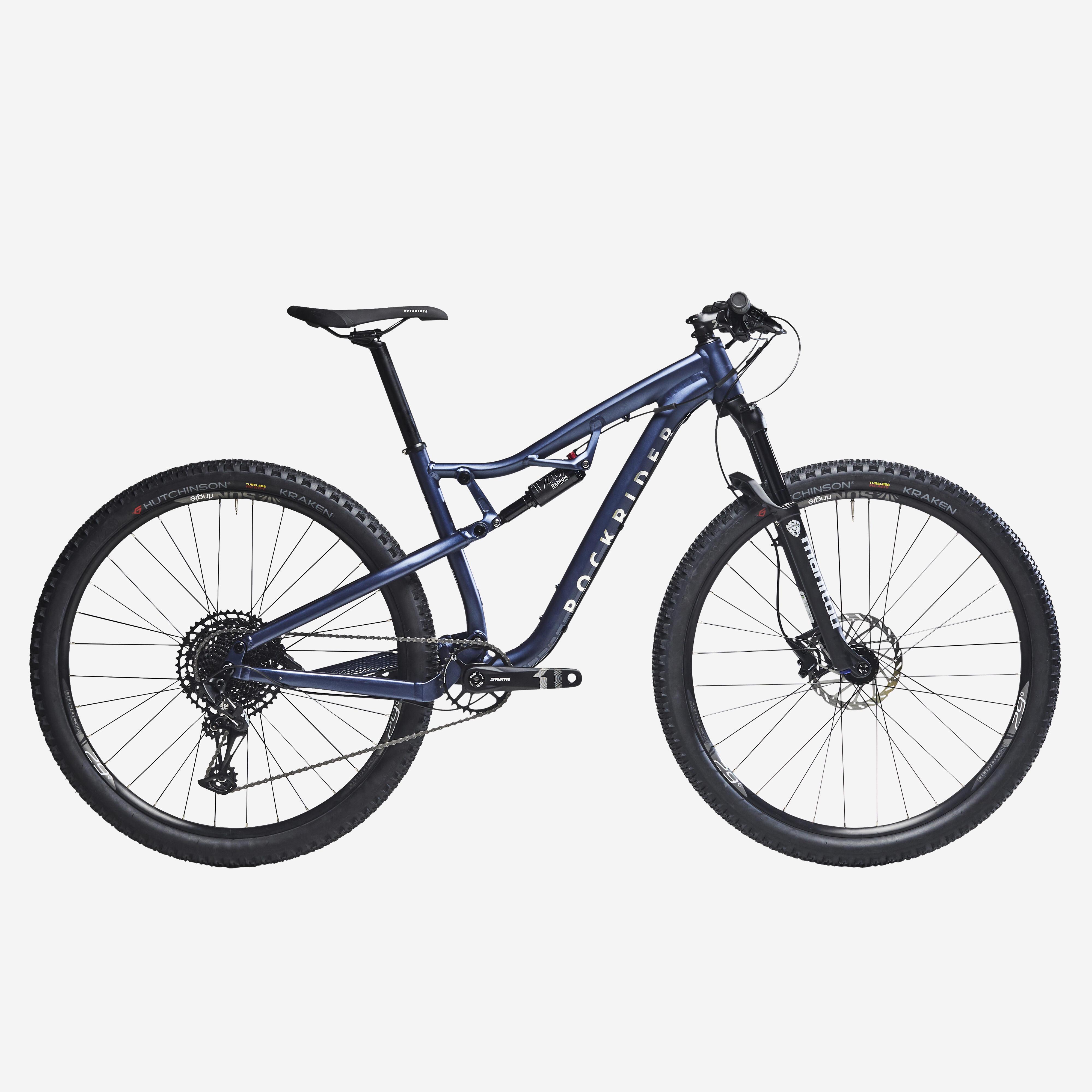 Image of Mountainbike - Race 100 S Unisex Blau Bedruckt M-165-174CM