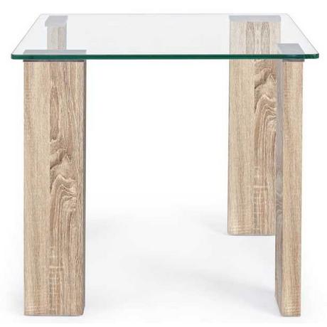 mutoni Table d'appoint New Arley Natural 55x55  