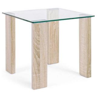 mutoni Table d'appoint New Arley Natural 55x55  