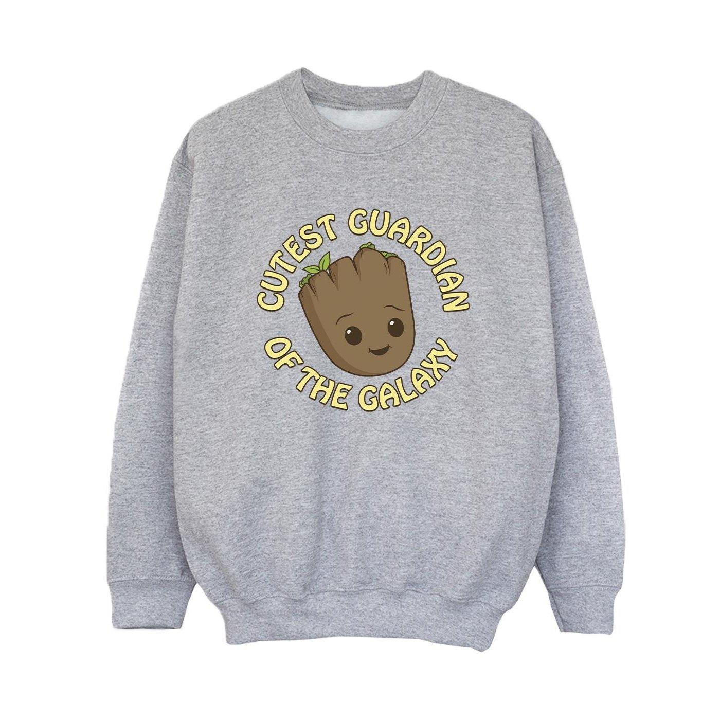 Image of I Am Groot Cutest Guardian Sweatshirt Unisex Grau 152-158