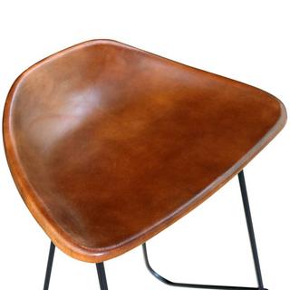 VidaXL Chaise de bar cuir  