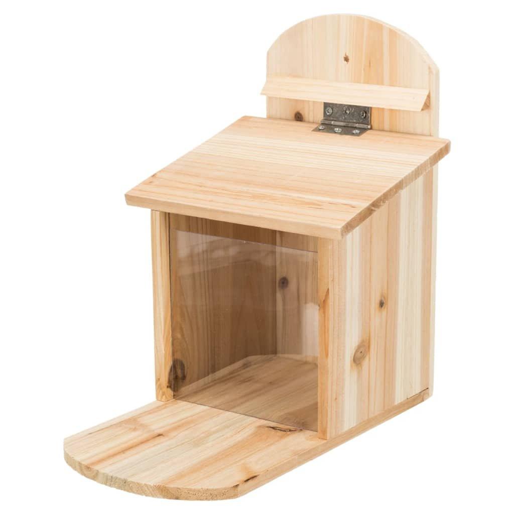 Image of Futterspender Für Eichhörnchen Holz Unisex Braun ONE SIZE