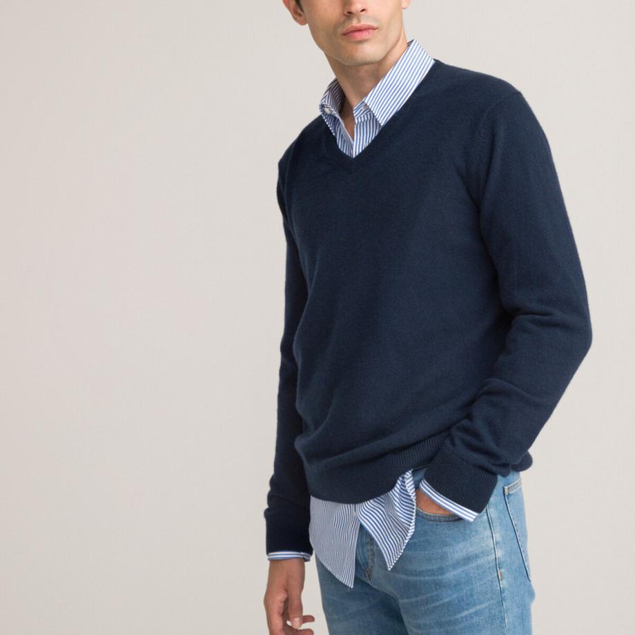 Pullover mit V-Ausschnitt