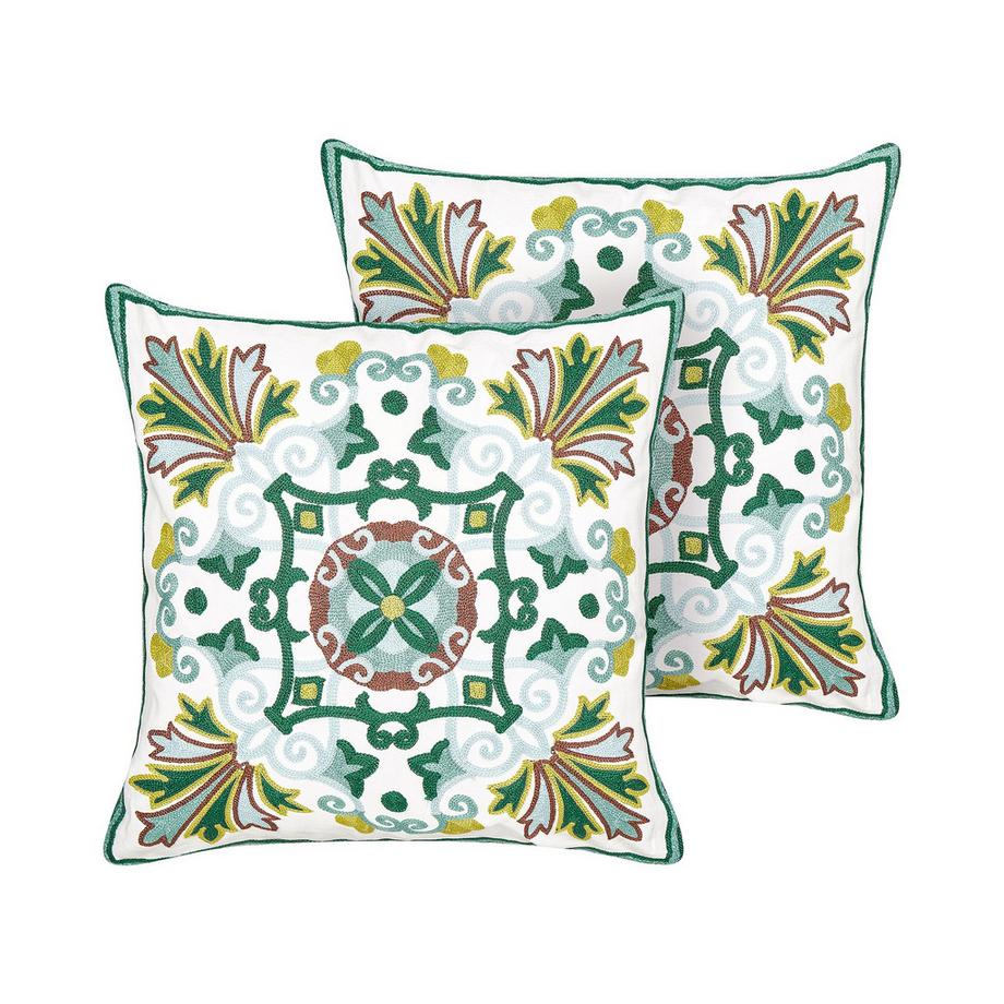 Dekokissen 2er Set aus Baumwolle  ELANITE