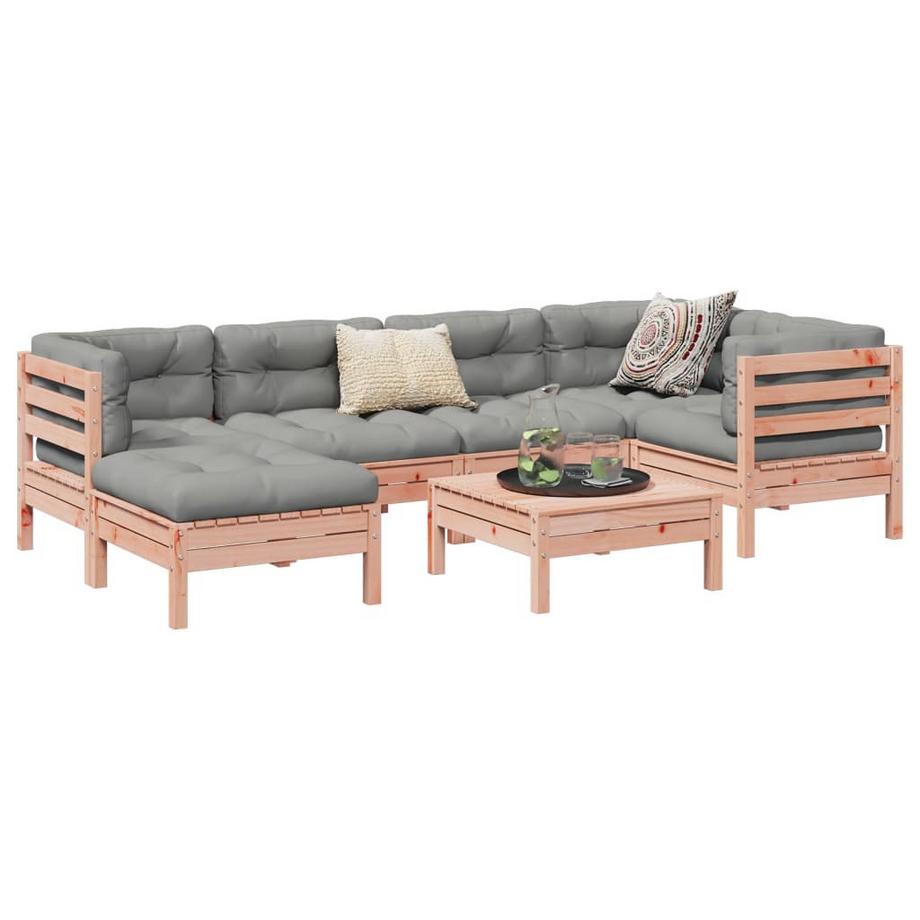 VidaXL Salon de jardin douglas wood  