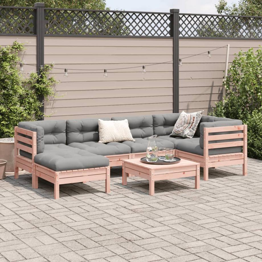 VidaXL Salon de jardin douglas wood  