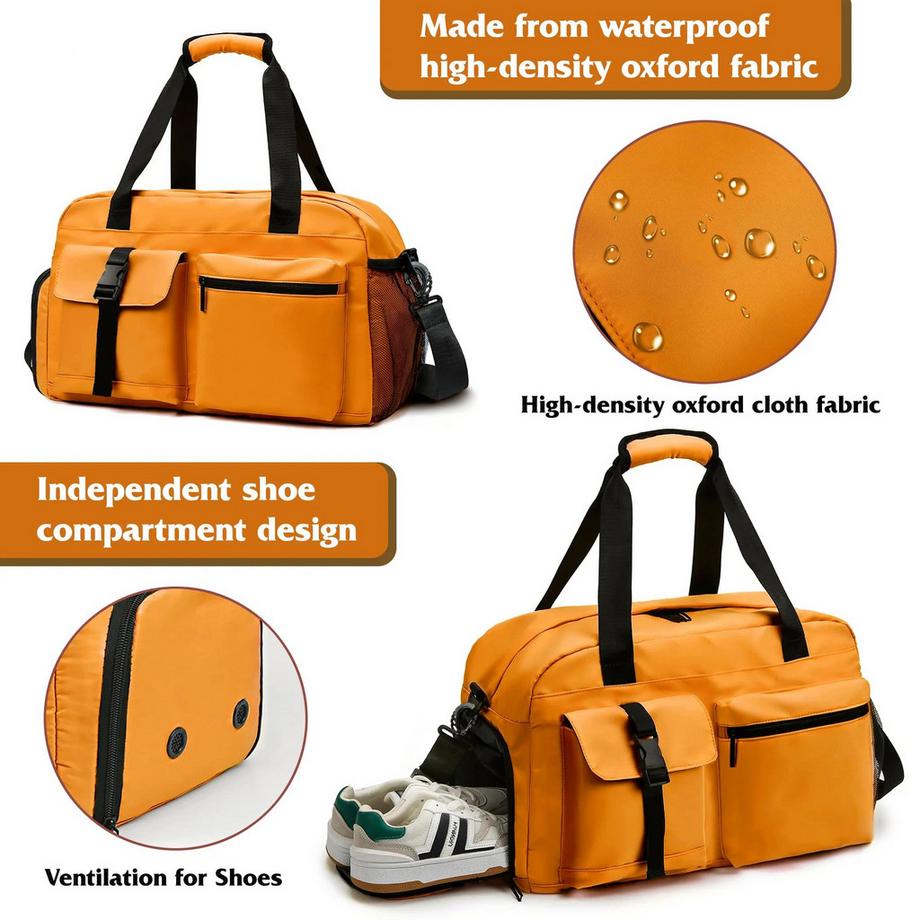 Only-bags.store Sporttasche mit belüftetem Schuhfach und Nassfach  
