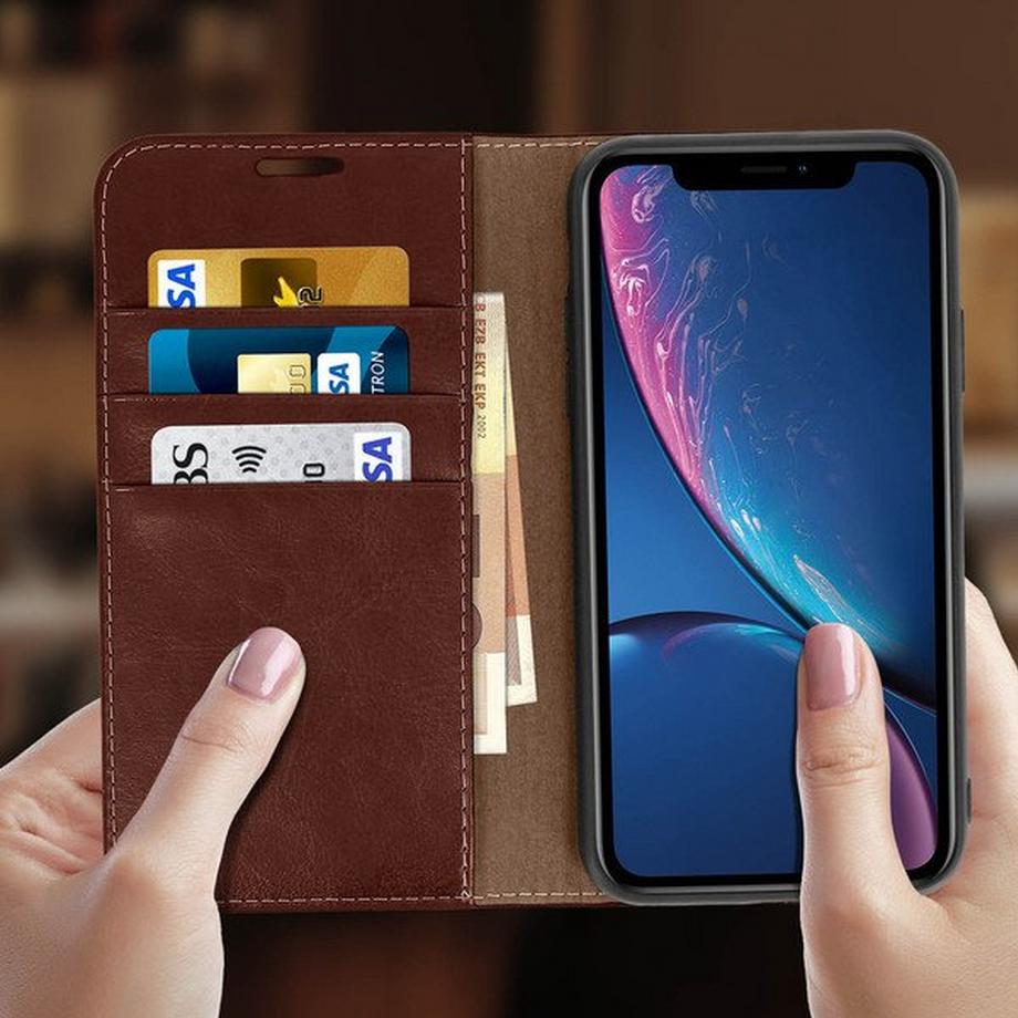 Avizar  Étui Cuir véritable Apple iPhone XR 