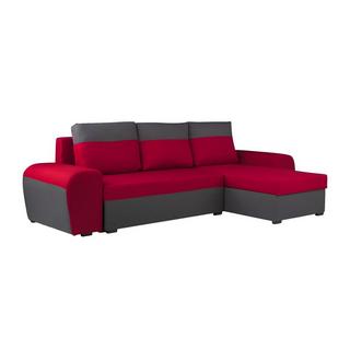 Vente-unique Ecksofa mit Schlaffunktion GABY Stoff  