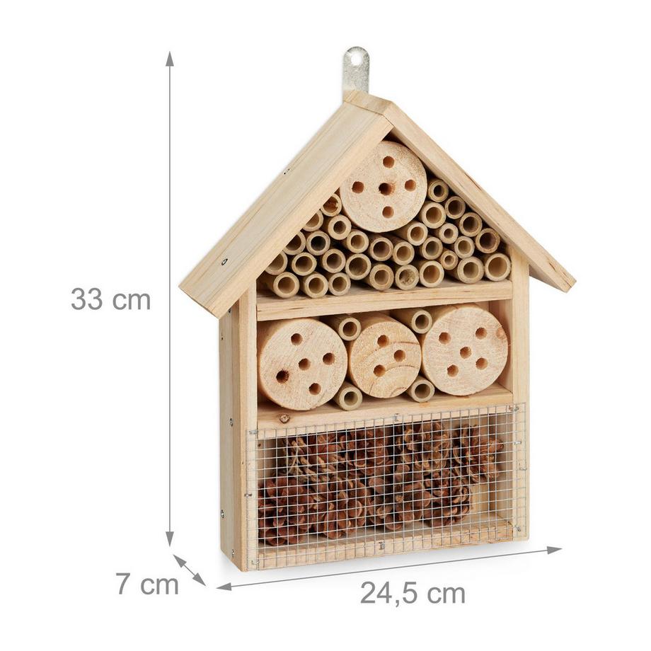 Northix Kit di montaggio per hotel naturale per insetti  