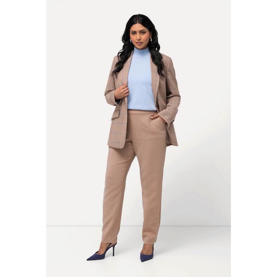 Ulla Popken Schmales Bein Elastikbund Stretch Hose  