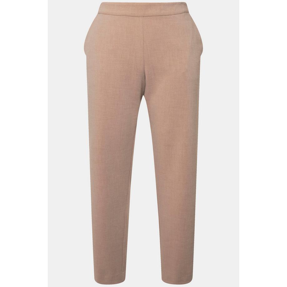 Ulla Popken Schmales Bein Elastikbund Stretch Hose  