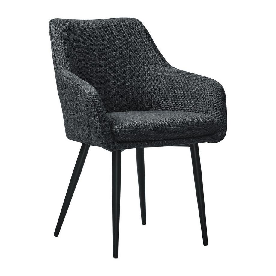 Chaise de salle à manger Nocturne anthracite