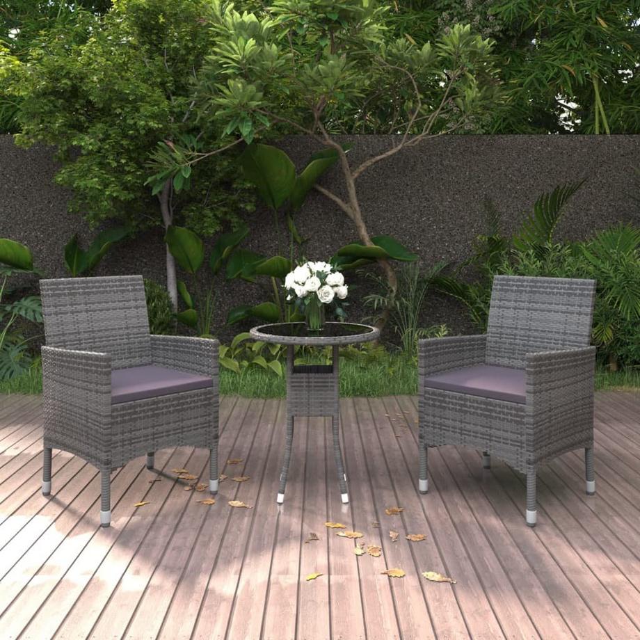 VidaXL Garten essgruppe poly-rattan  