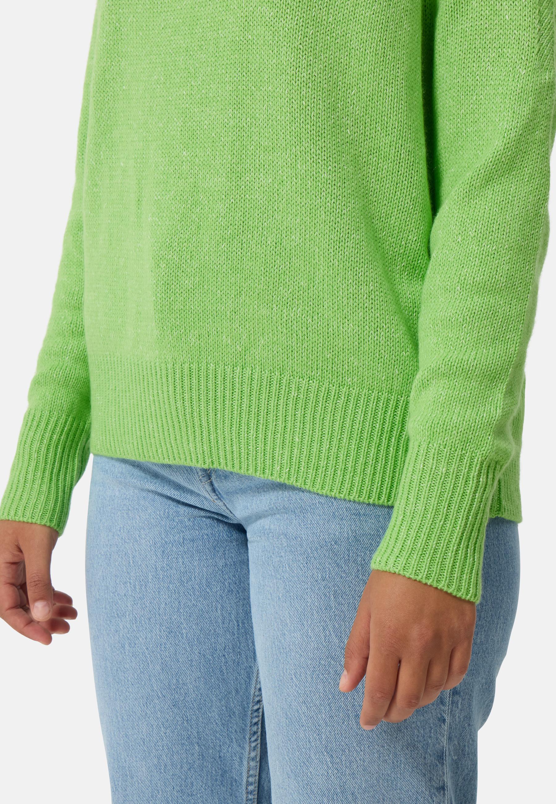 CASH-MERE.CH  Seide Kaschmir Oversize Style V-Ausschnitt Pullover 