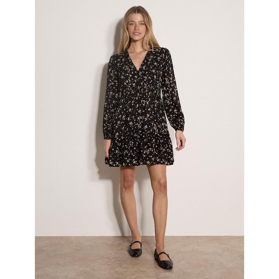 APRICOT Mini-robe portefeuille à fleurs  